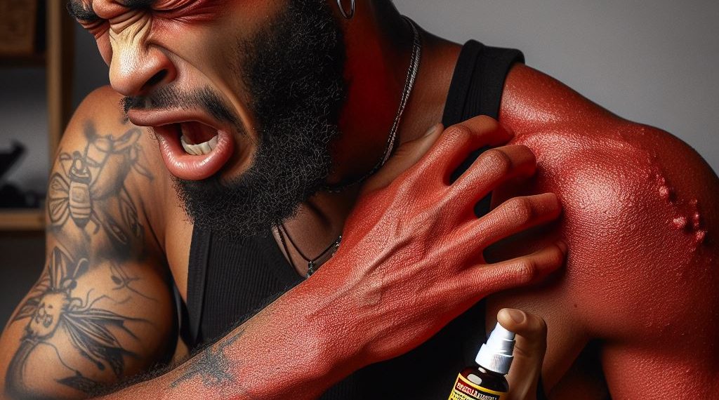 crise de coceira e dermatite