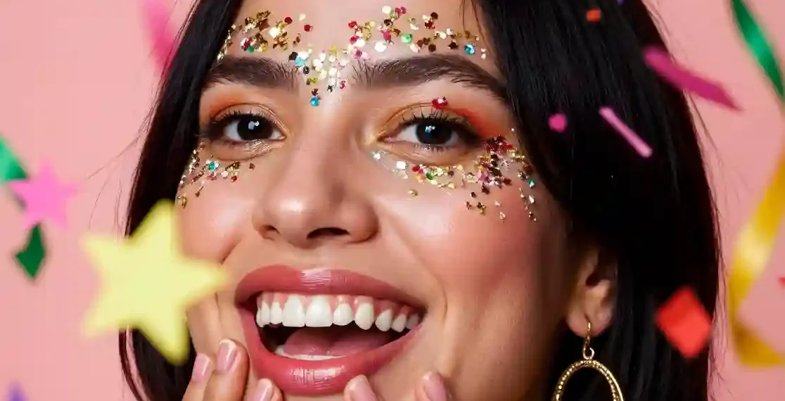 Maquiagem de carnaval. Foto: Freepik