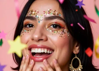 Maquiagem de carnaval. Foto: Freepik